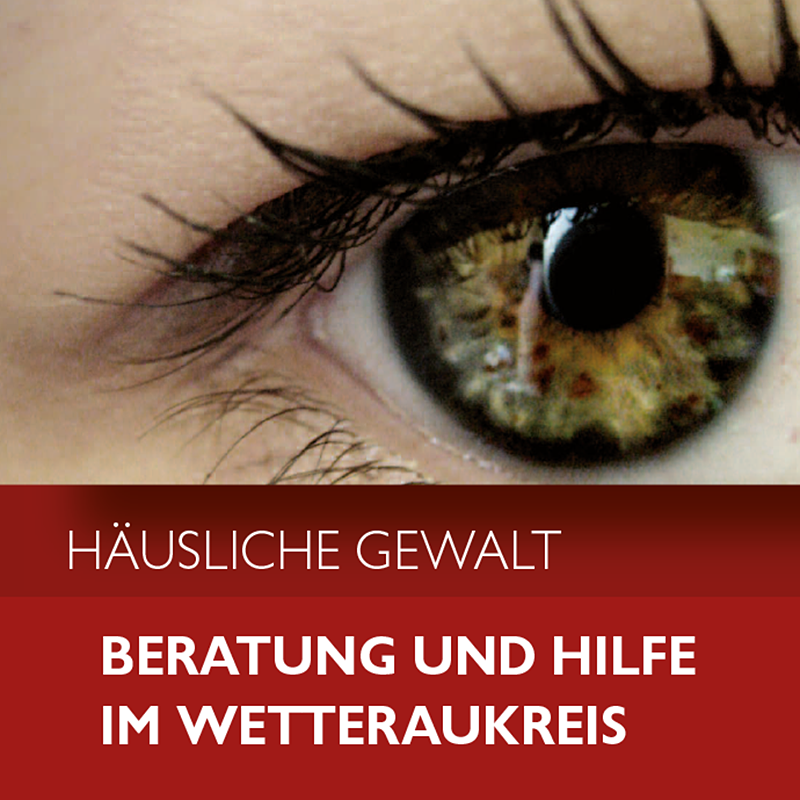 Flyer Runder Tisch gegen Häusliche Gewalt im Wetteraukreis